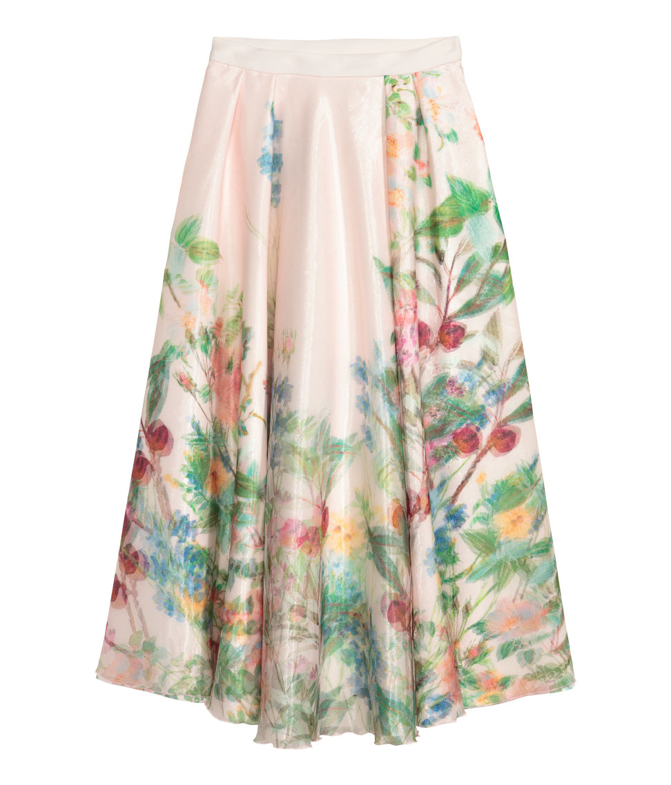 Remarkable H m floral skirt H m floral skirt for